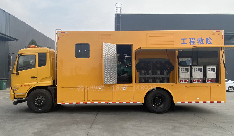 東風天錦大流量排水搶險車【3000-4000m3/h】 東風天錦大流量排水搶險車【3000-4000m3/h】