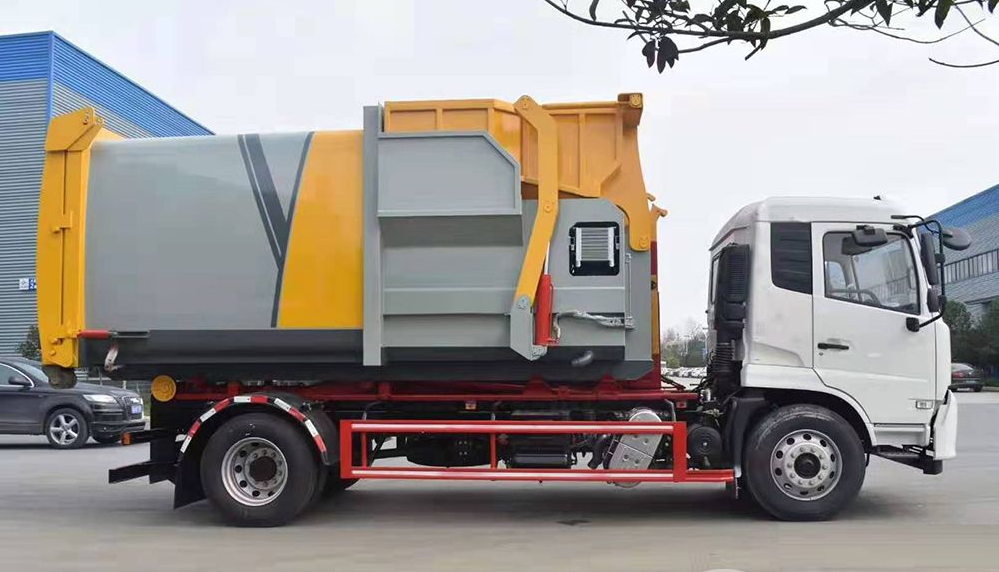 國六東風天錦12方勾臂套臂垃圾車 國六東風天錦12方勾臂套臂垃圾車