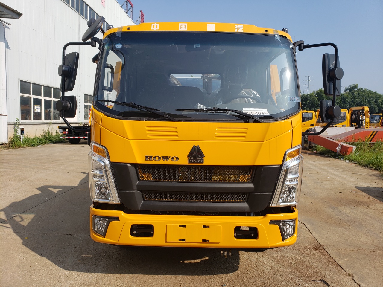 重汽豪沃一拖二清障車